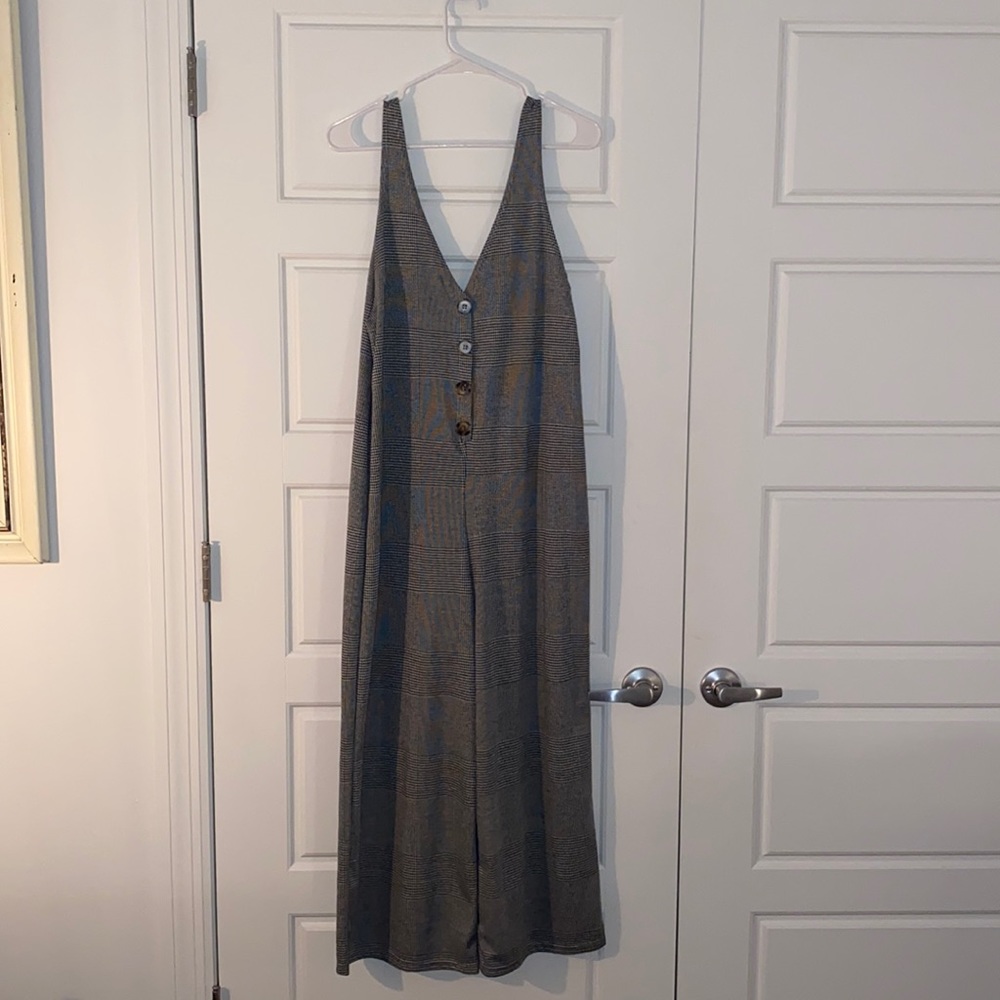 Plaid jumpsuit